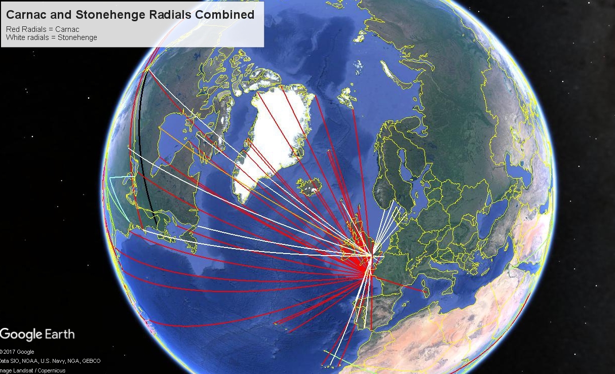 Carnac and Stonehenge Radials