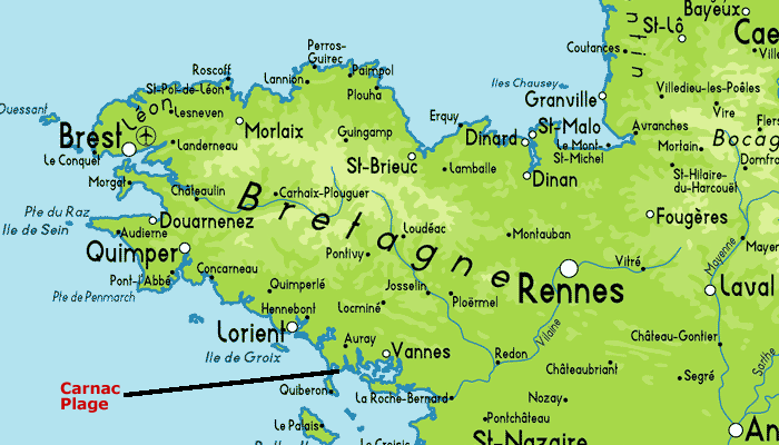 Brittany Map