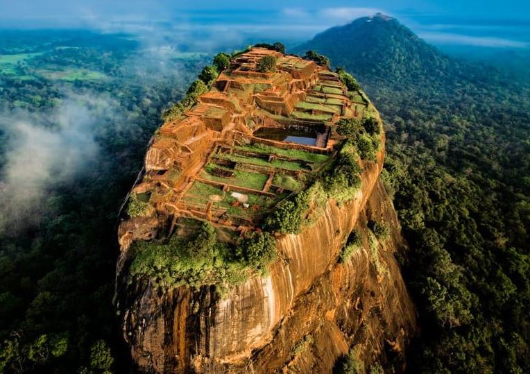 Sri Lanka - Sigiriya with Pyramid in the background.